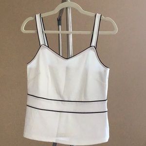Ann Taylor Pique Ponte Tank